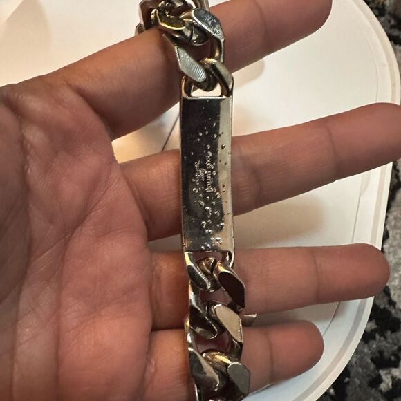 UNISEX Louis Vuitton Bracelet  M62486 Silver - Picture 14 of 16